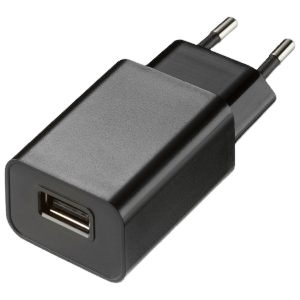 Блок питания USB универсальный черный